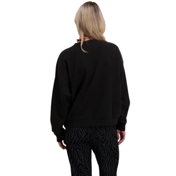 Ichi Kelicia Amour Sweatshirt, WINTER 2025 RELEASE, Size Small, Color Black - Picture 2 of 10